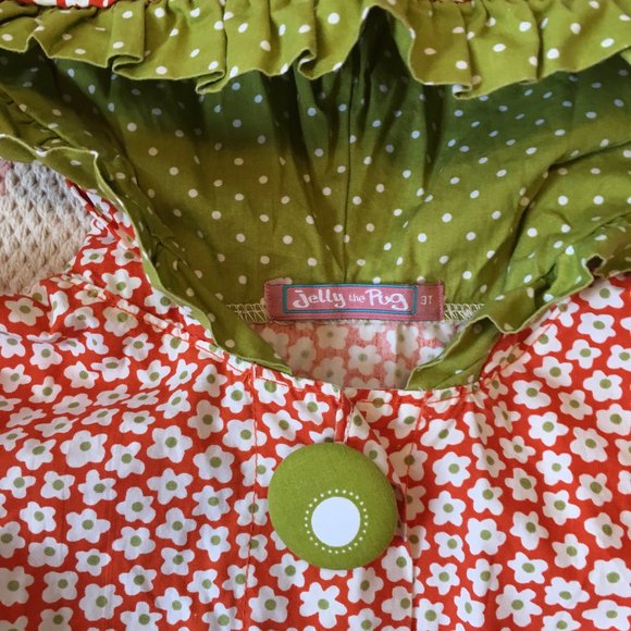 Jelly the Pug fall dress size 3T - Picture 2 of 4